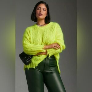 NWOT Anthropologie The Posey Stitchy Distressed
Sweater